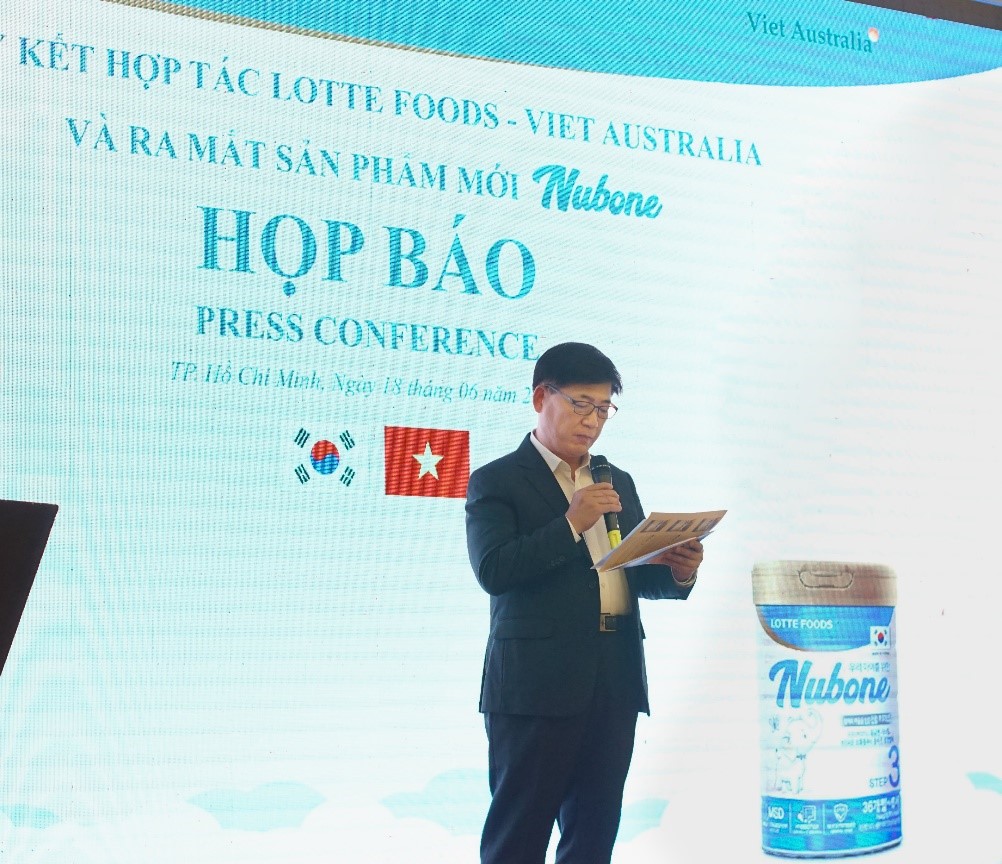 Ông Cho Kyung-Soo cam kết về chất lượng sản phẩm Nubone.